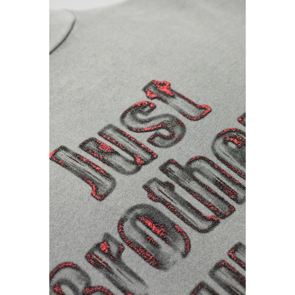 Dsquared2 T-shirt met logo Gray Heren