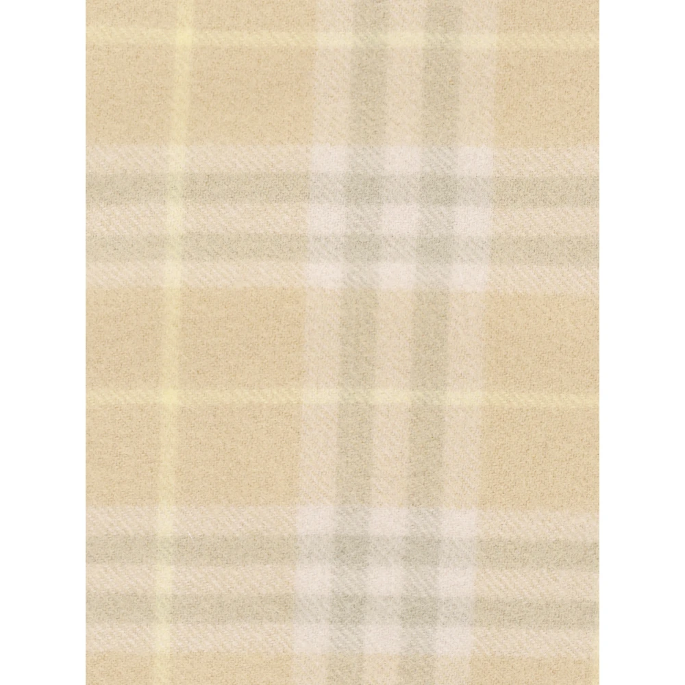 Burberry Check Cashmere Sjaal Beige Dames