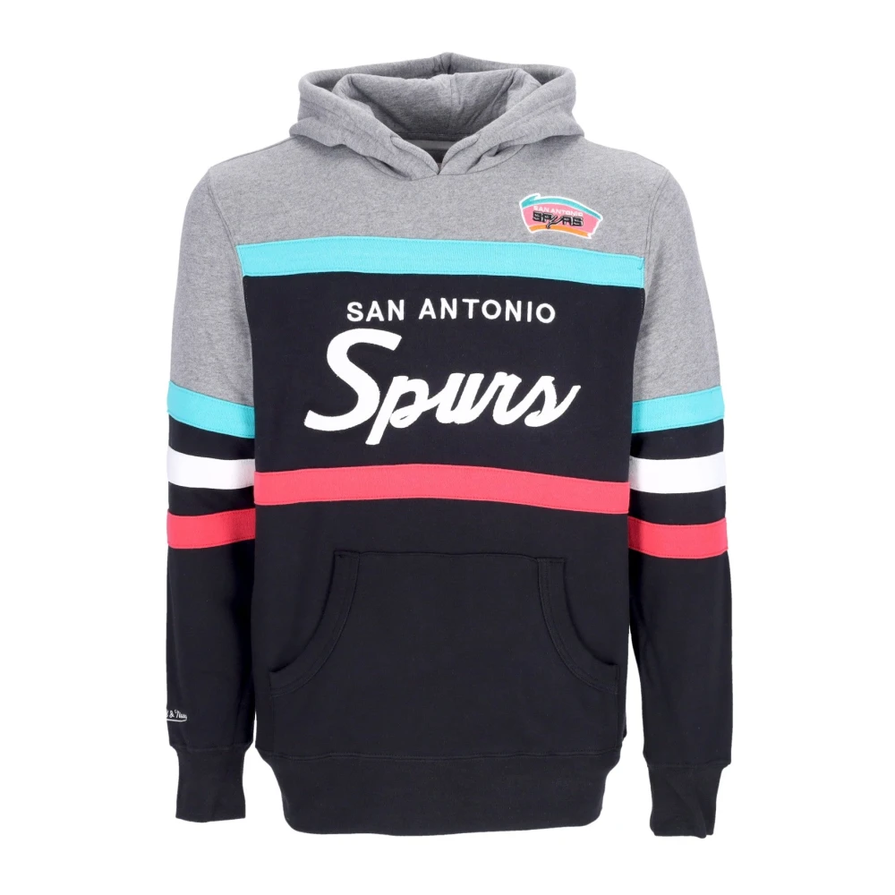 Mitchell & Ness NBA Headcoach Hoodie Hardwood Classics Black Heren
