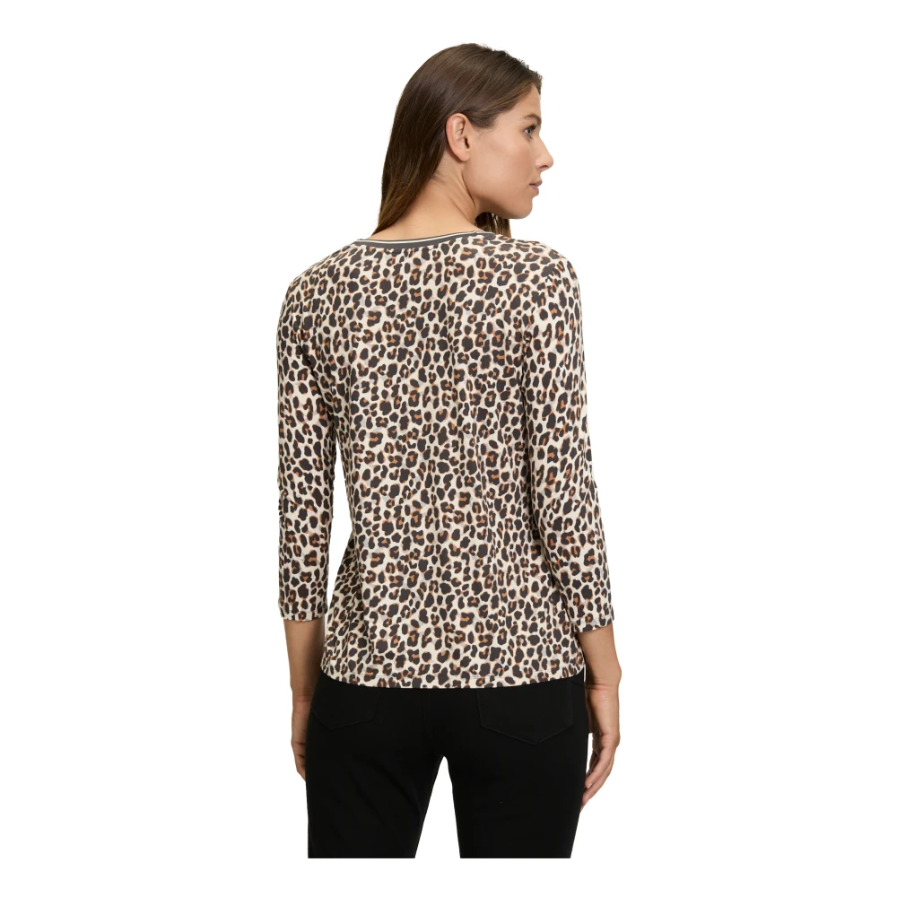 Betty Barclay Dierenprint Basic Shirt met Hotfix Applicaties Multicolor Dames