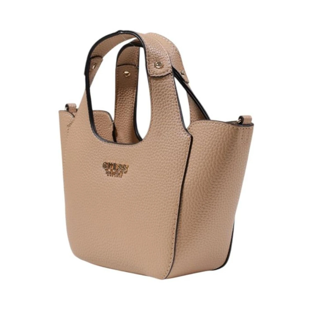 Guess Beige Polyurethaan Handtas voor Vrouwen Beige Dames