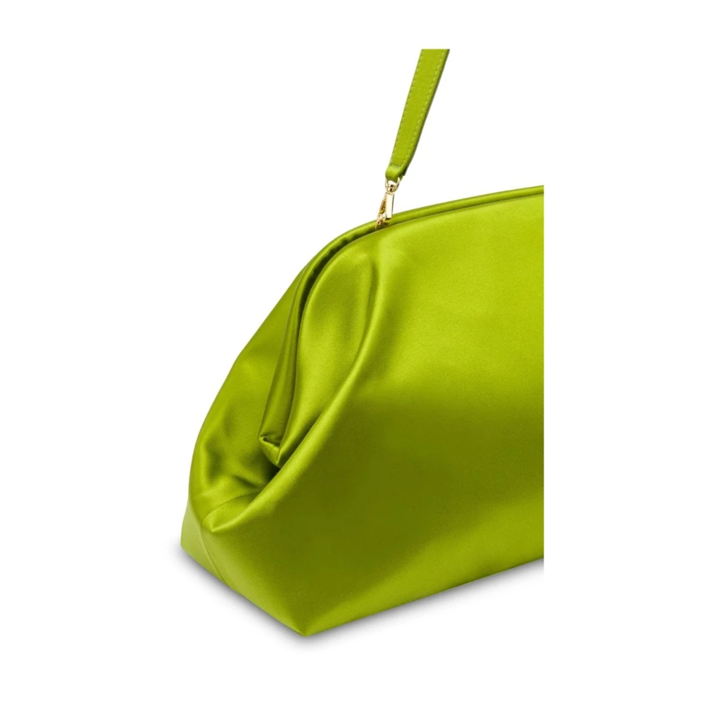 Philosophy di Lorenzo Serafini Groene Satijnen Gevouwen Handtas Green Dames