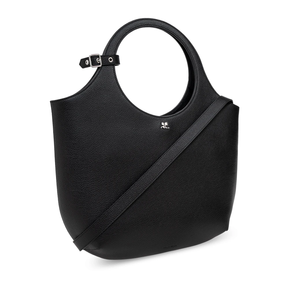 Courrèges Schoudertas Medium Black Dames