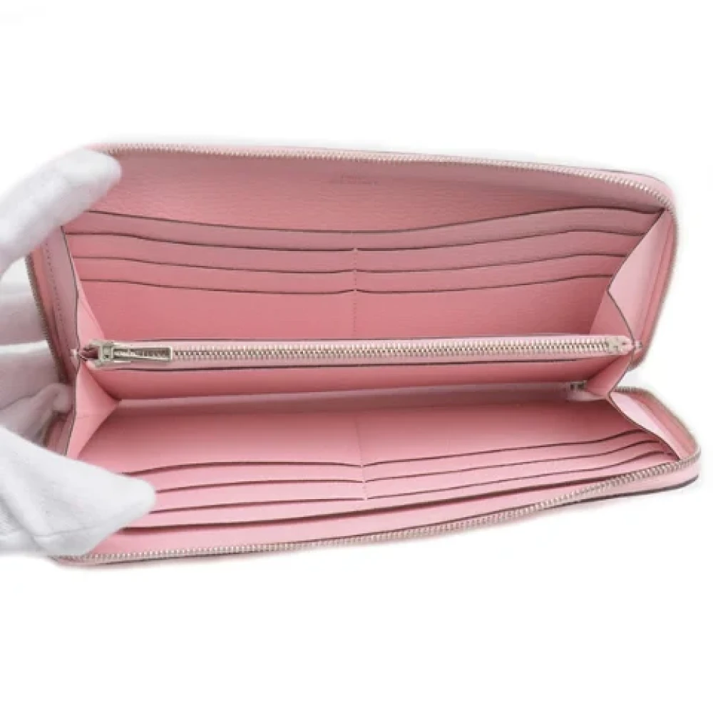 Hermès Vintage Pre-owned Fabric wallets Pink Dames