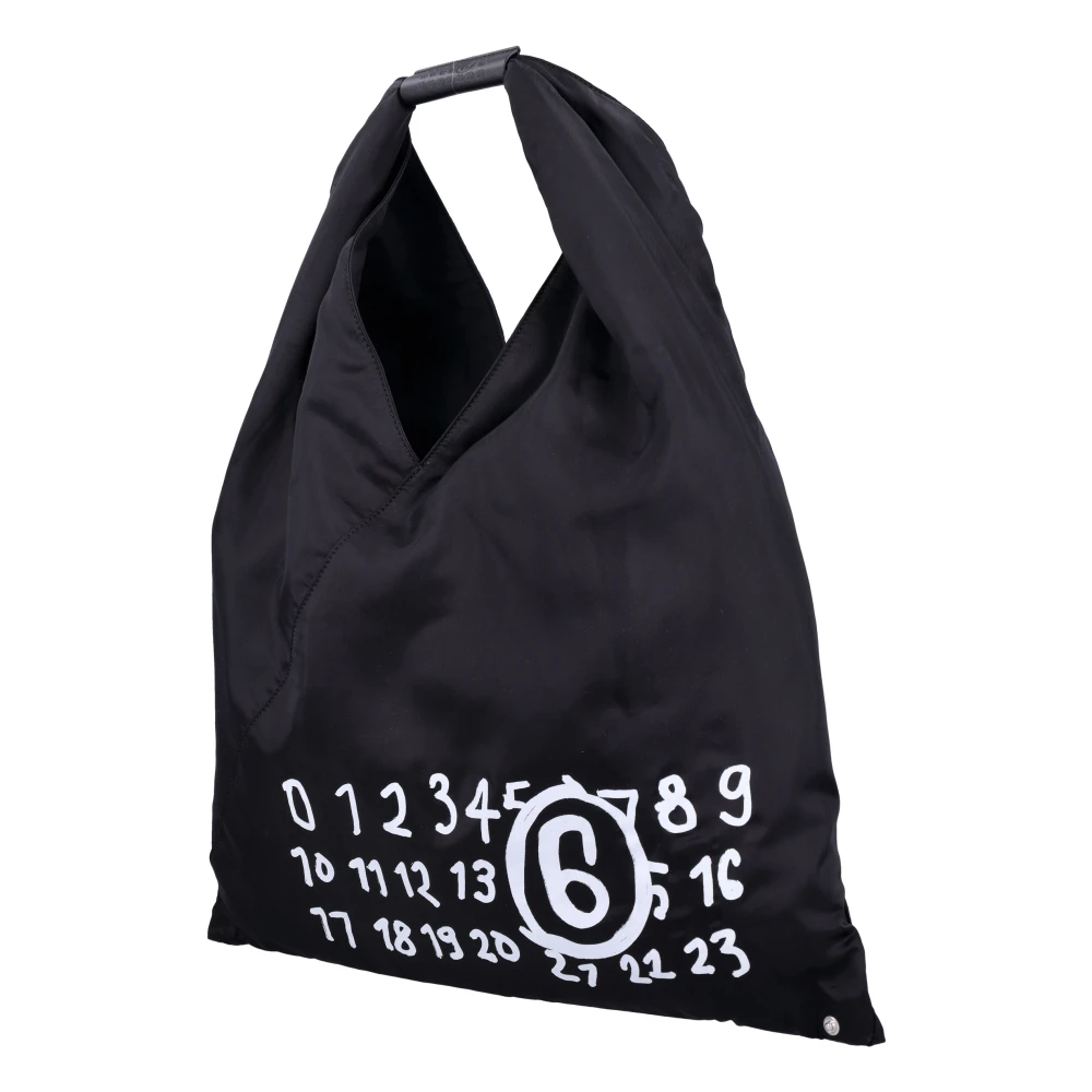 MM6 Maison Margiela Klassieke Japanse Handtas Zwart Black Dames