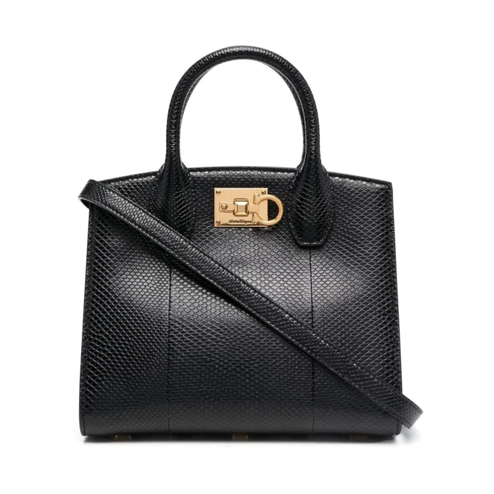 Salvatore Ferragamo Shoulder Bags Black Dames
