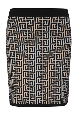 jupe-en-maille-jacquard-a-monogramme