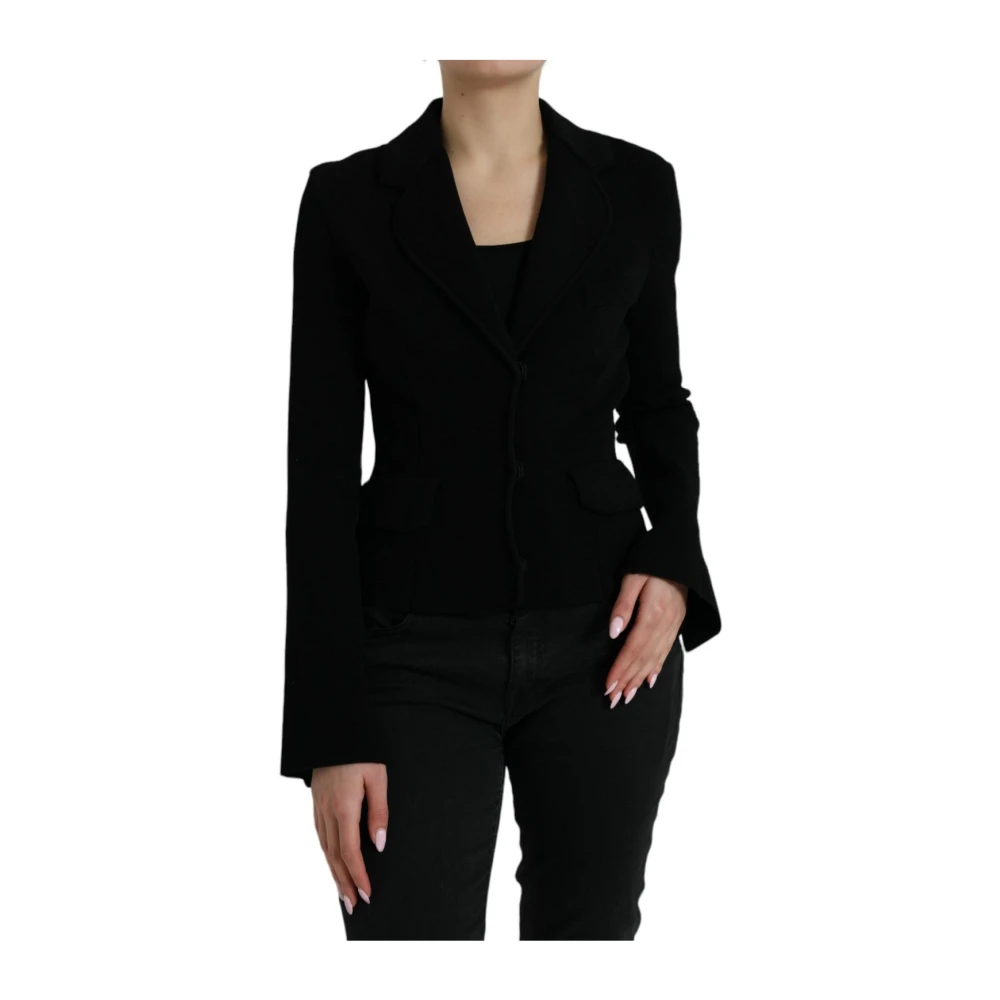 Dolce & Gabbana Svart Elegant Blazer