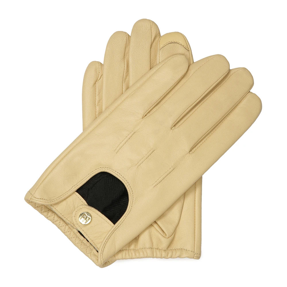 Kazar Beige gladleren autohandschoenen Beige Dames