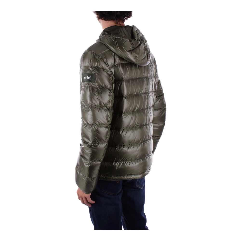 add Groene hoodie met ritssluiting zakken Green Heren
