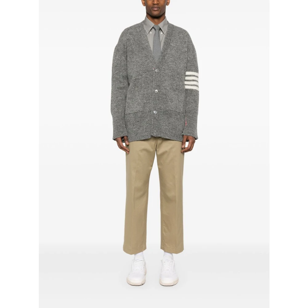 Thom Browne Stijlvolle Overhemden voor Mannen Gray Heren