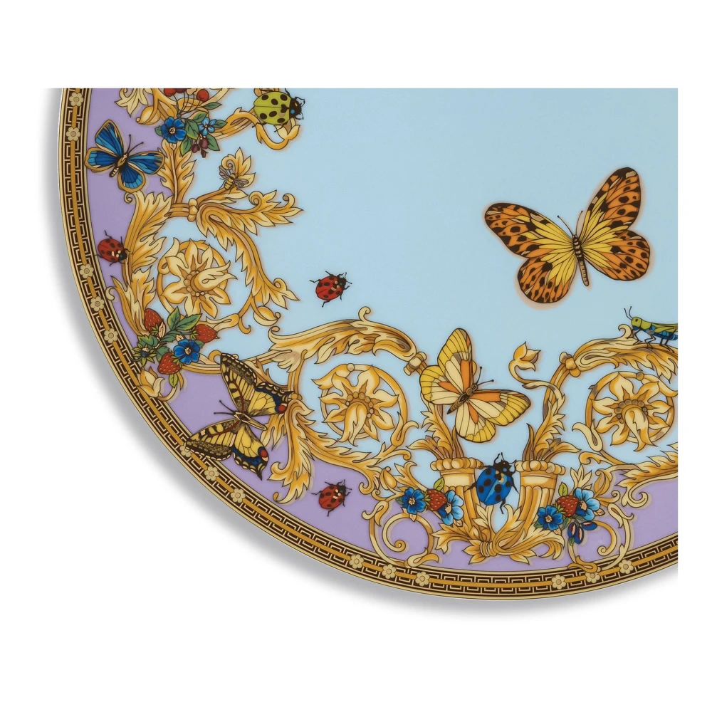 Versace Tuin Stijl Plaatskaarthouder Multicolor Unisex