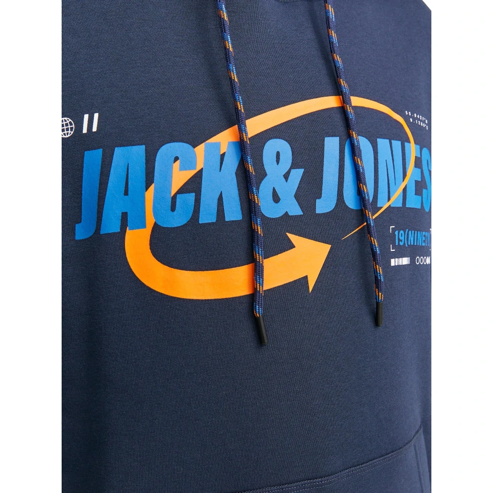 jack & jones Zwarte Hoodie Sweatshirt Blue Heren