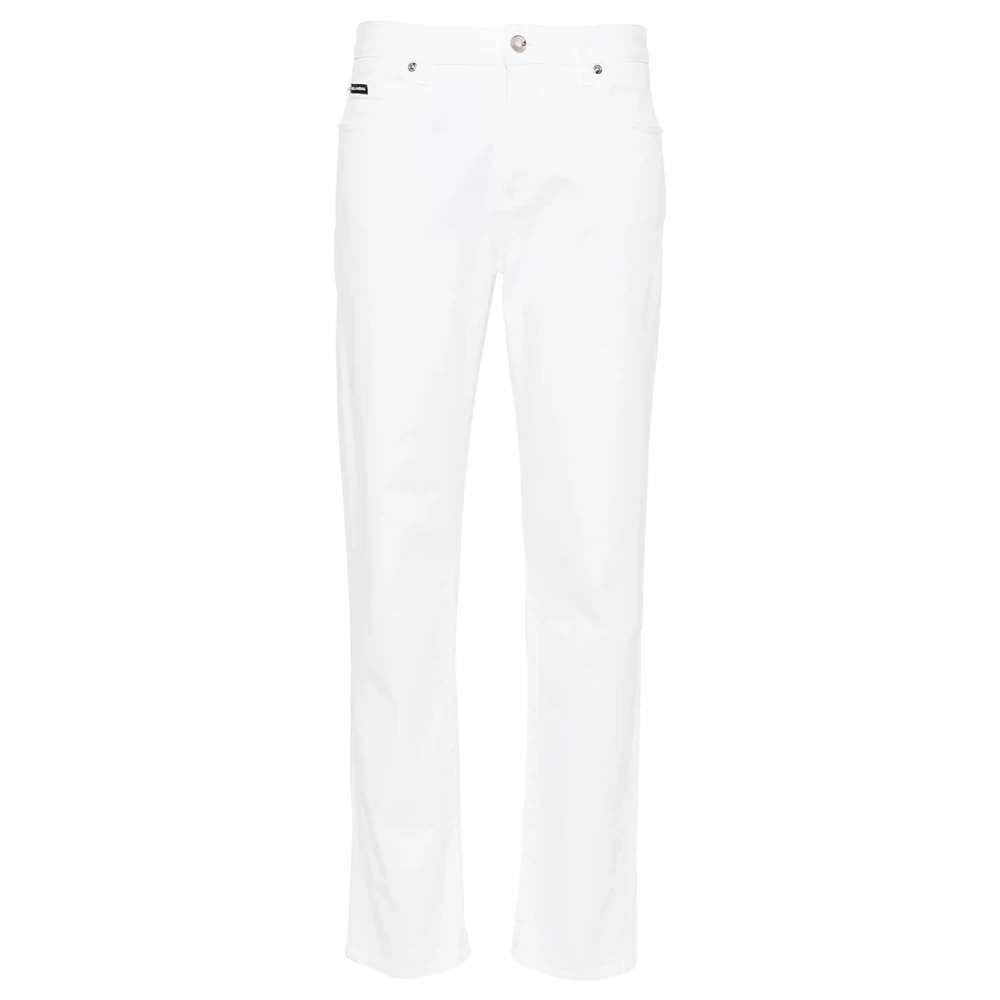 Dolce & Gabbana Donna Bianco Jeans Moda Denim