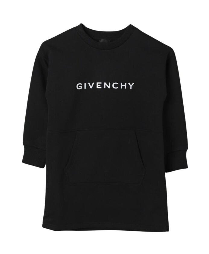 logo-print-kids-sweatshirt-dress