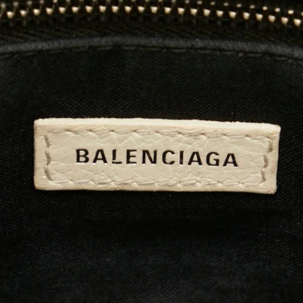 Balenciaga Vintage Pre-owned Leather totes White Dames