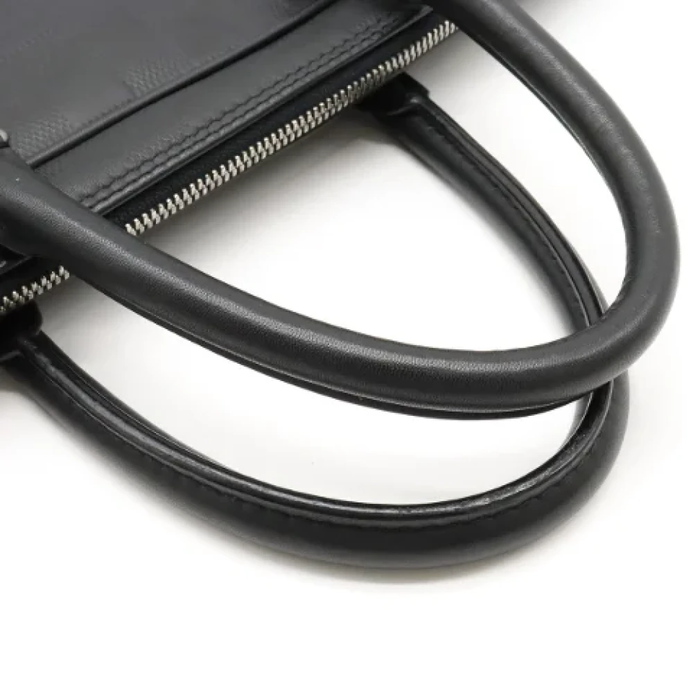 Louis Vuitton Vintage Pre-owned Leather briefcases Black Dames