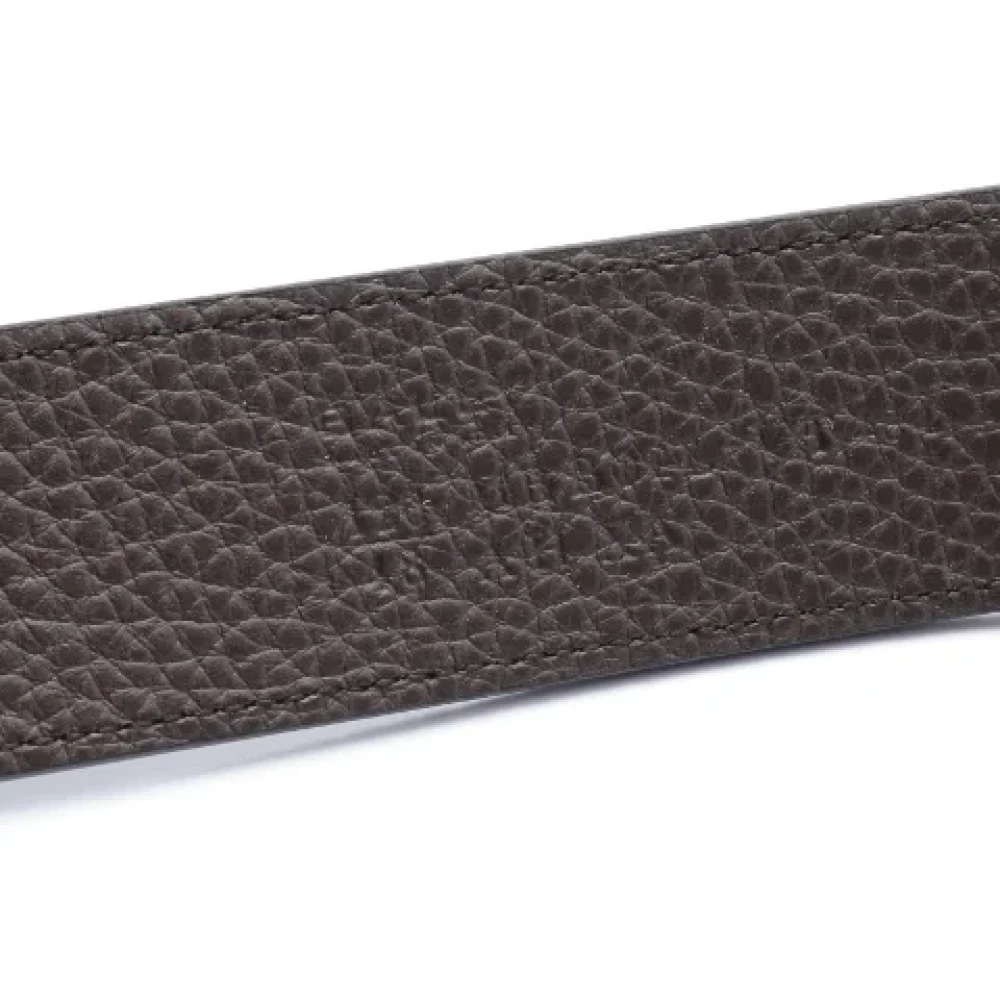 Bally Pre-owned Leather belts Black Heren