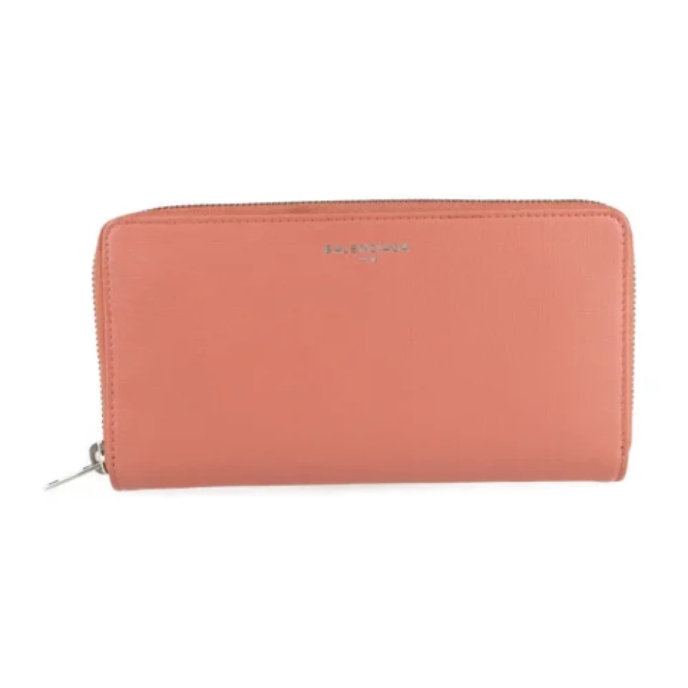 Balenciaga Vintage Pre-owned Leather wallets Pink Dames
