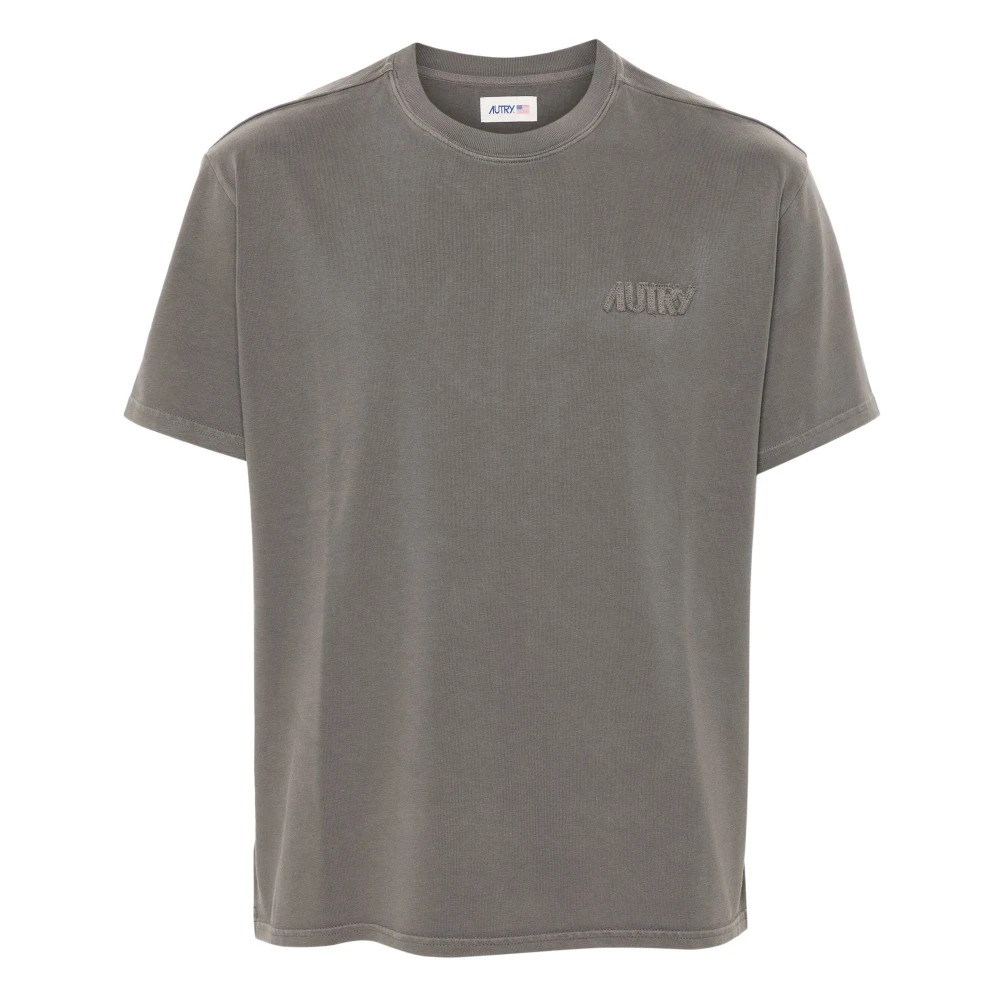 Autry Heavy Cotton T-Shirt Gray Heren
