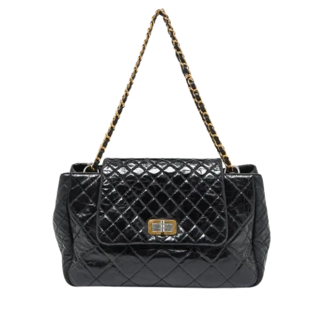 Chanel Vintage Pre-owned Leather chanel-bags Black Dames
