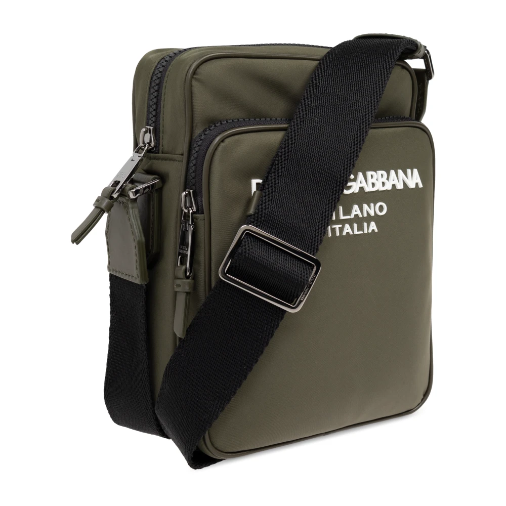 Dolce & Gabbana Schoudertas Green Heren