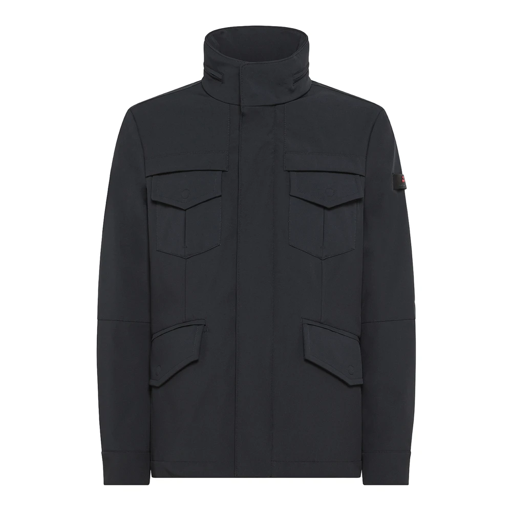 Peuterey Svart fältjacka med Primaloft-fyllning Black, Herr