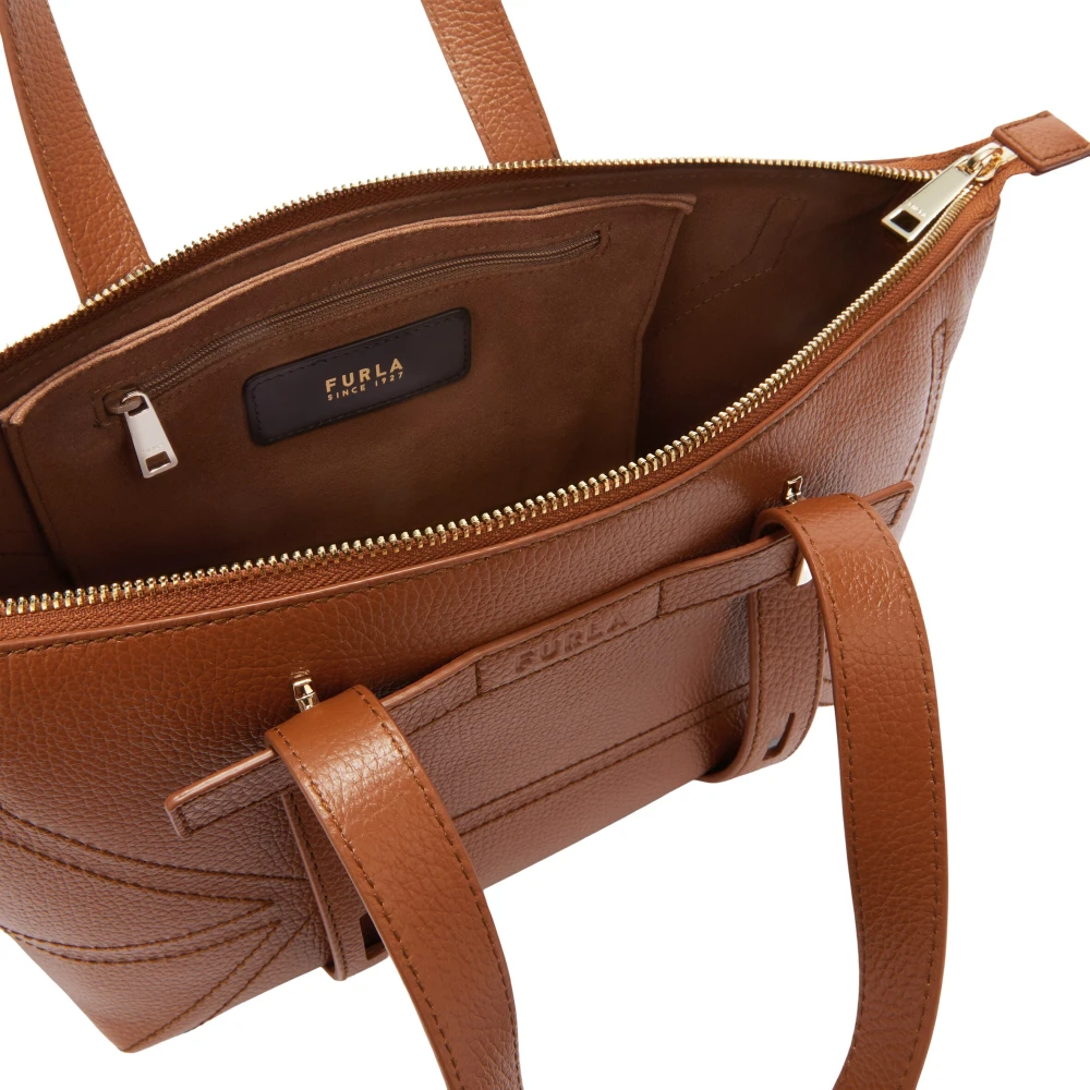 Furla Edra Tote Tas Brown Dames