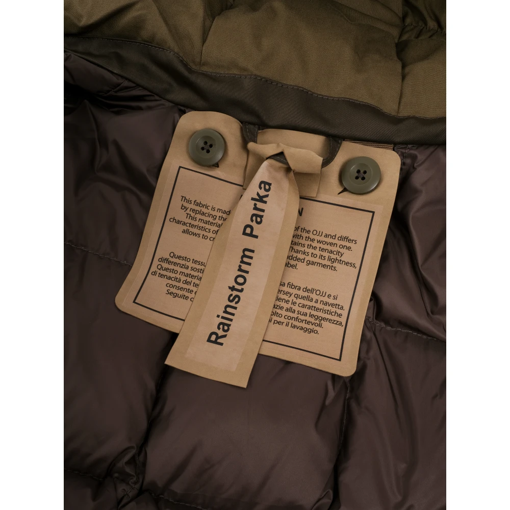 Ten C Militair Groene Dons Parka Green Heren
