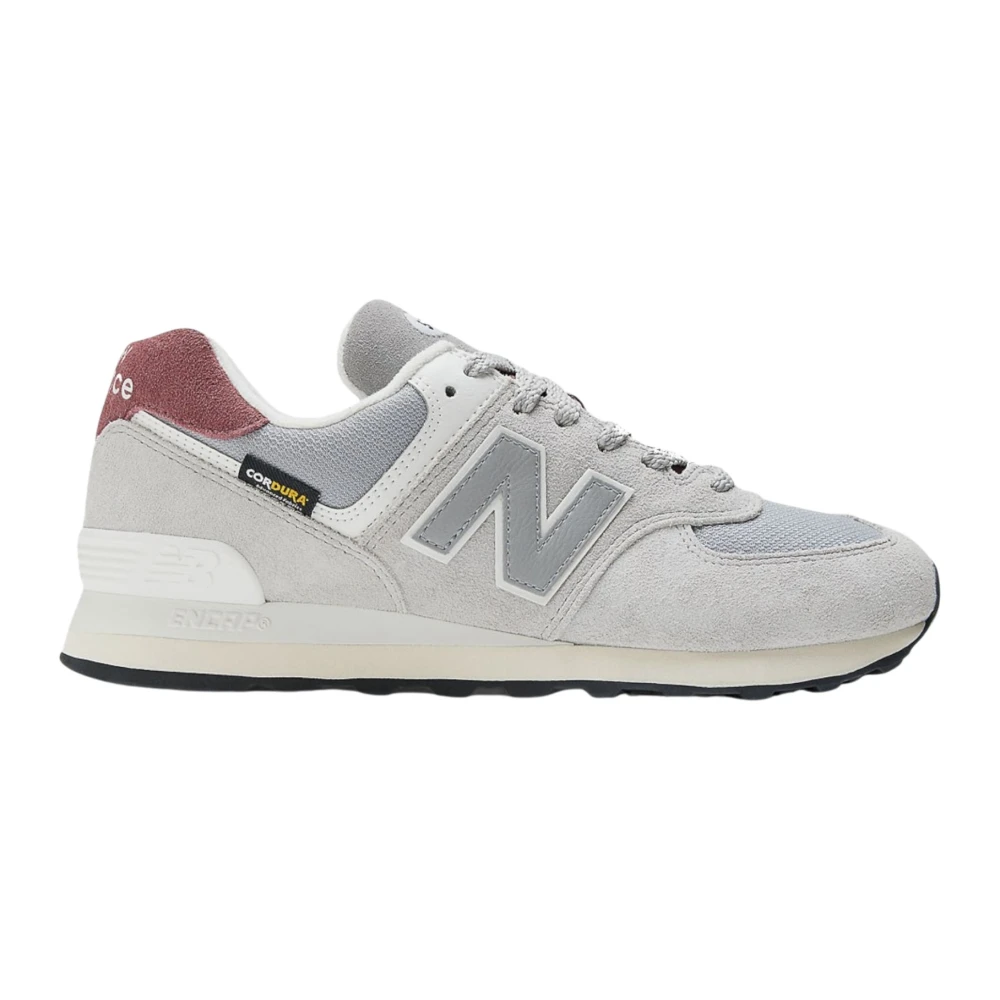 New Balance Suède Mesh Sneakers Rubberen Zool Heren Schoenen Grijs
