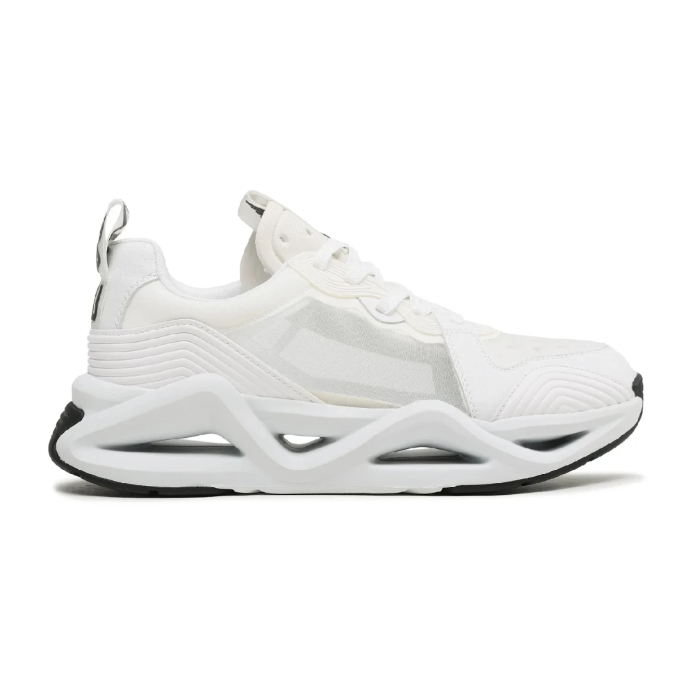 Emporio Armani EA7 Witte Nylon Sneaker Hardlopen Training White Heren