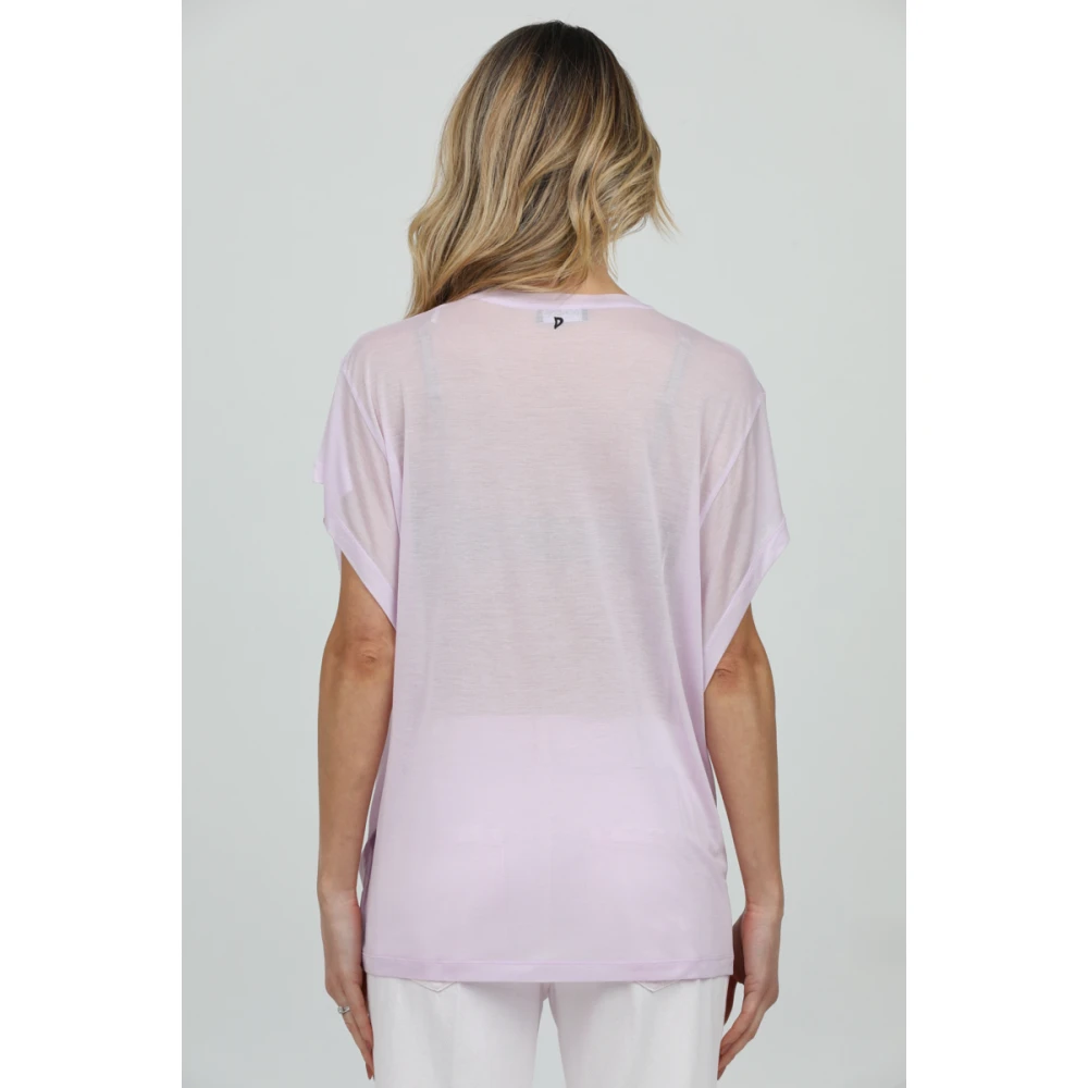 Dondup Jersey T-shirt Pink Dames