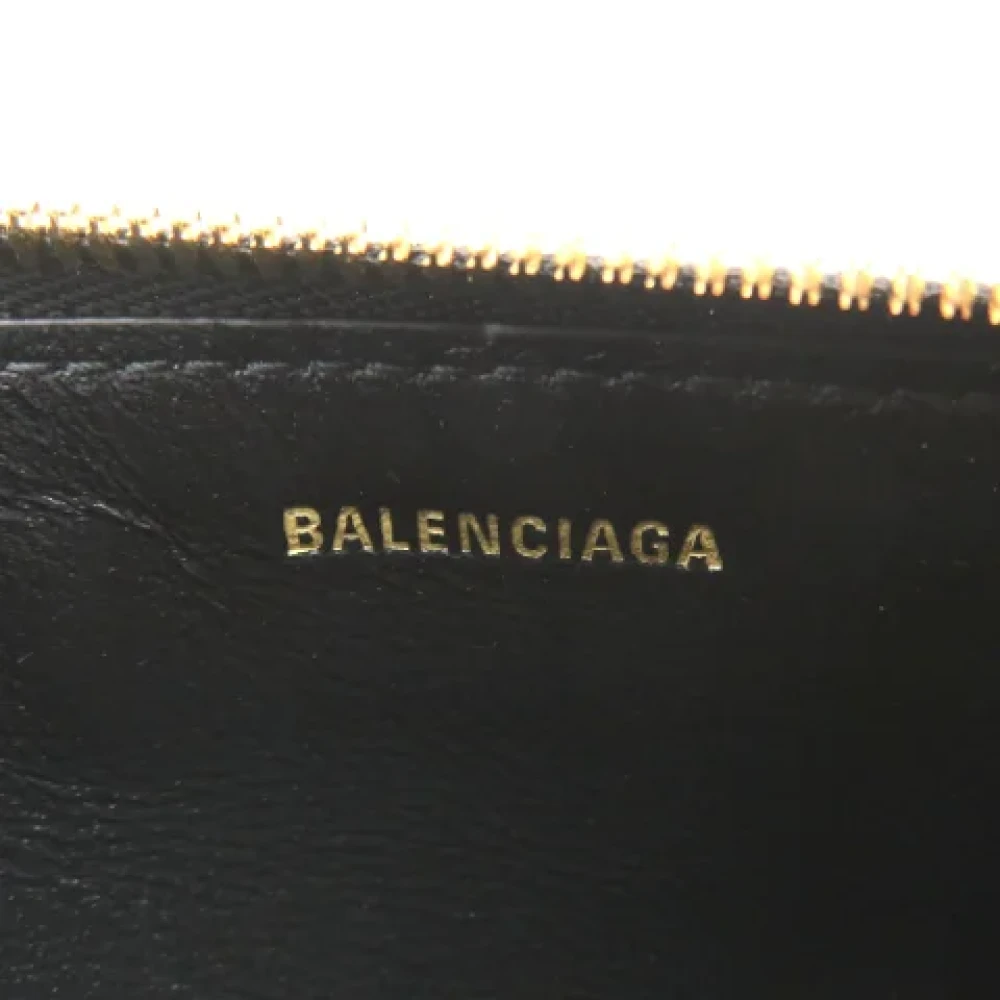 Balenciaga Vintage Pre-owned Leather wallets Black Heren