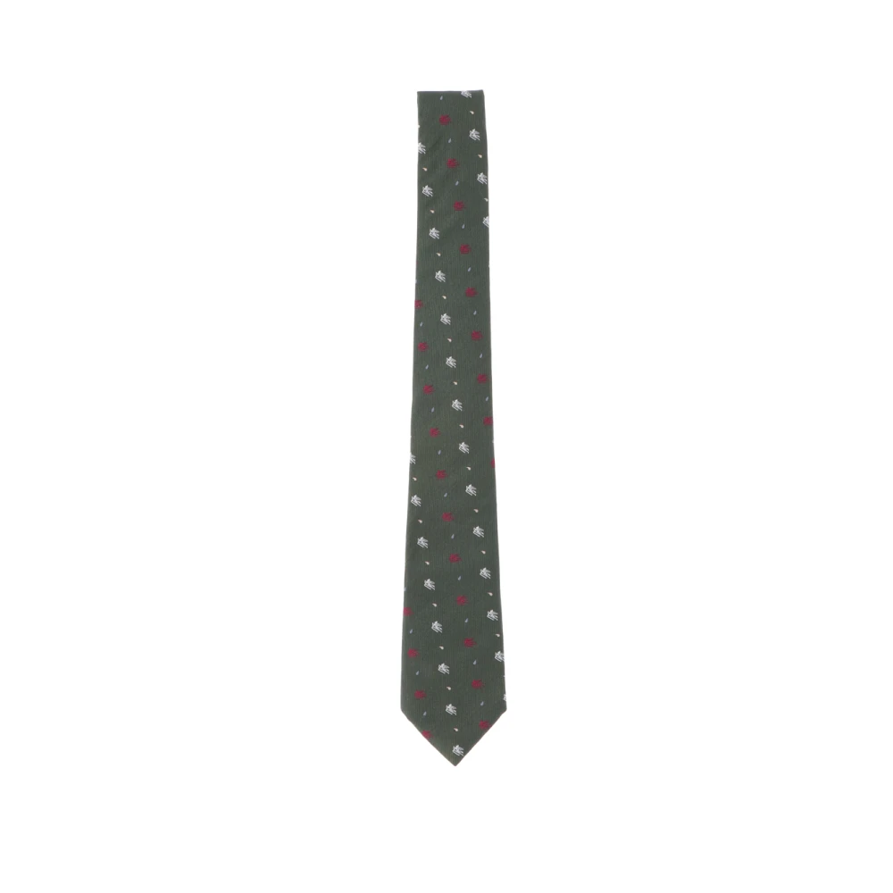 ETRO Elegante Zijden Stropdas voor Mannen Blue Heren