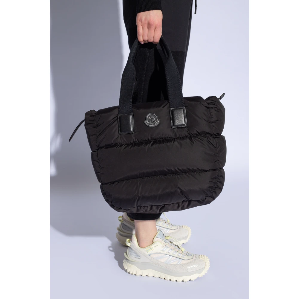 Moncler Caradoc shopper tas Black Dames