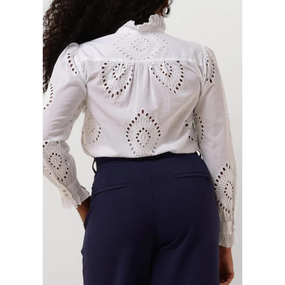 Moliin Elegante Witte Blouse Roberta White Dames