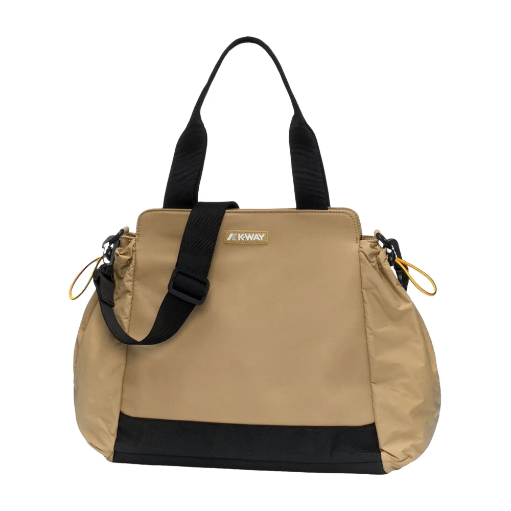 K-Way Unisex Beige Borse, Taglia Unica, New,