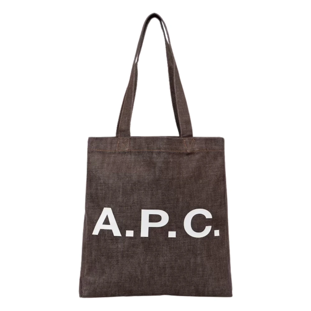 A.p.c. Women's Brown Lou Tote Bag - Shopping Bags - One Size - Bags