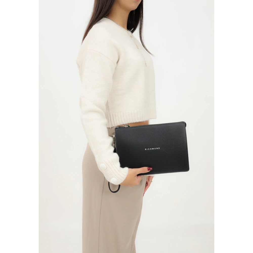 Richmond Zwarte dames clutch handtas herfst winter Black Dames