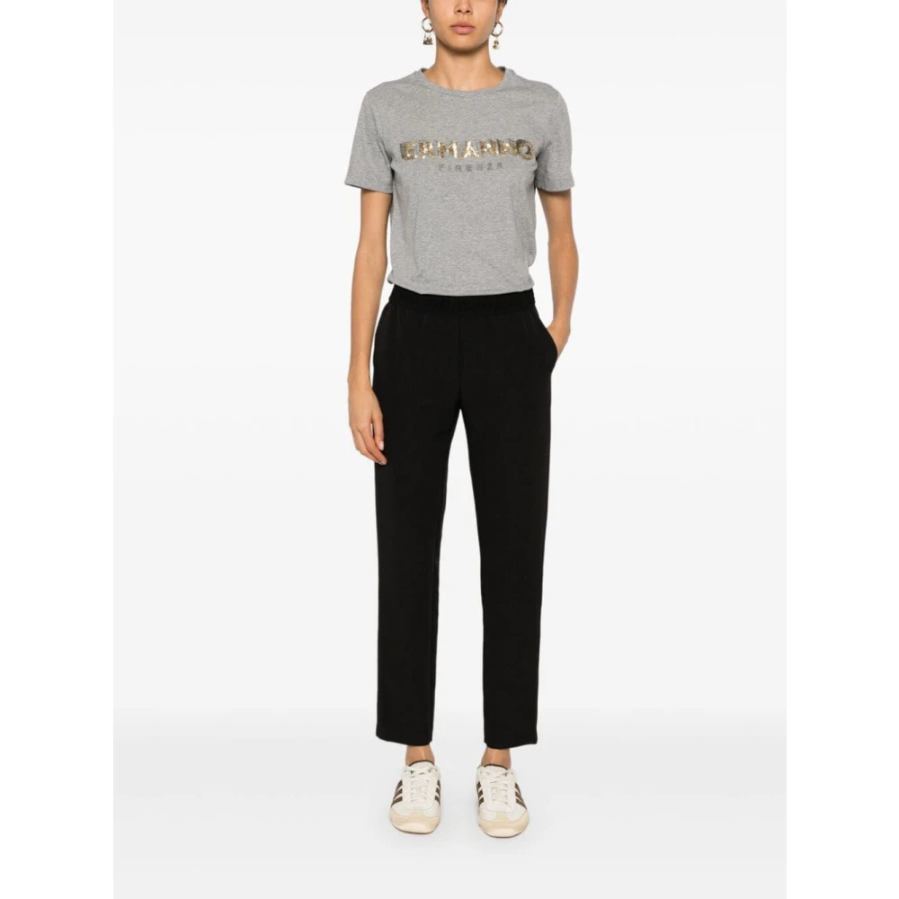 Ermanno Scervino Zwarte Broek Black Dames