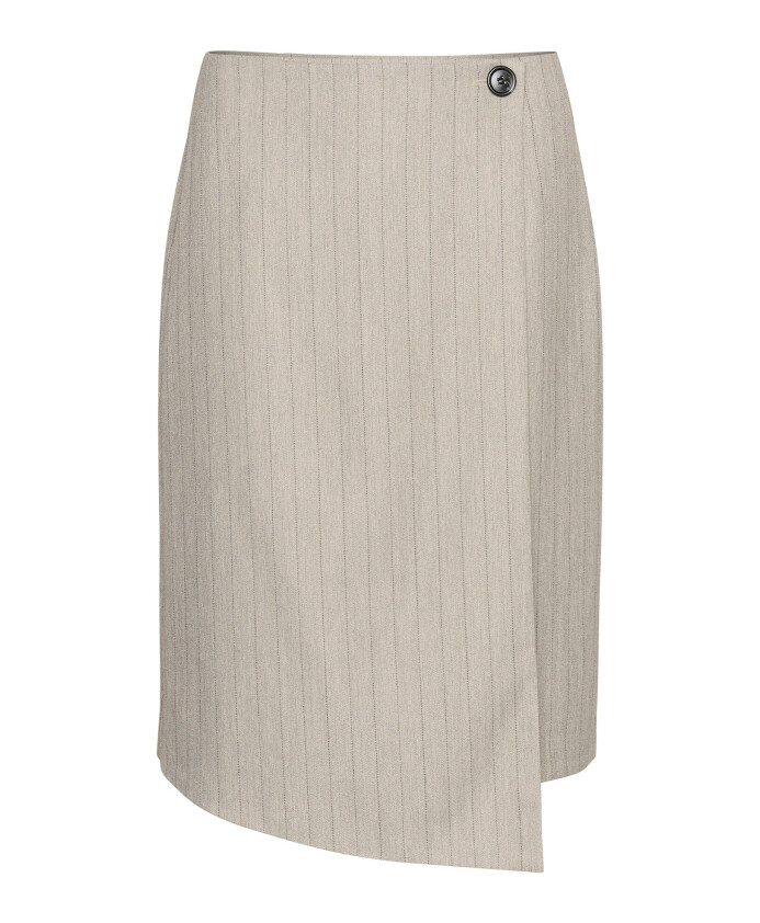 grey-pinstripe-asymmetric-skirt