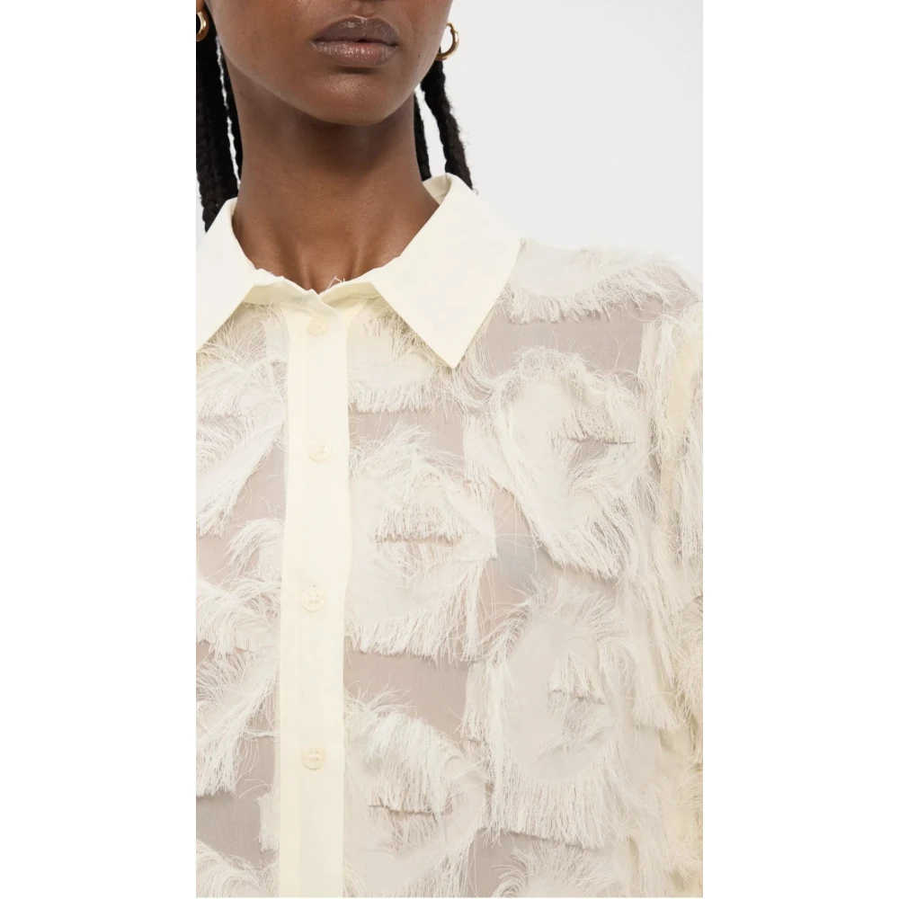 Marella Gele Casual Overhemden Yellow Dames