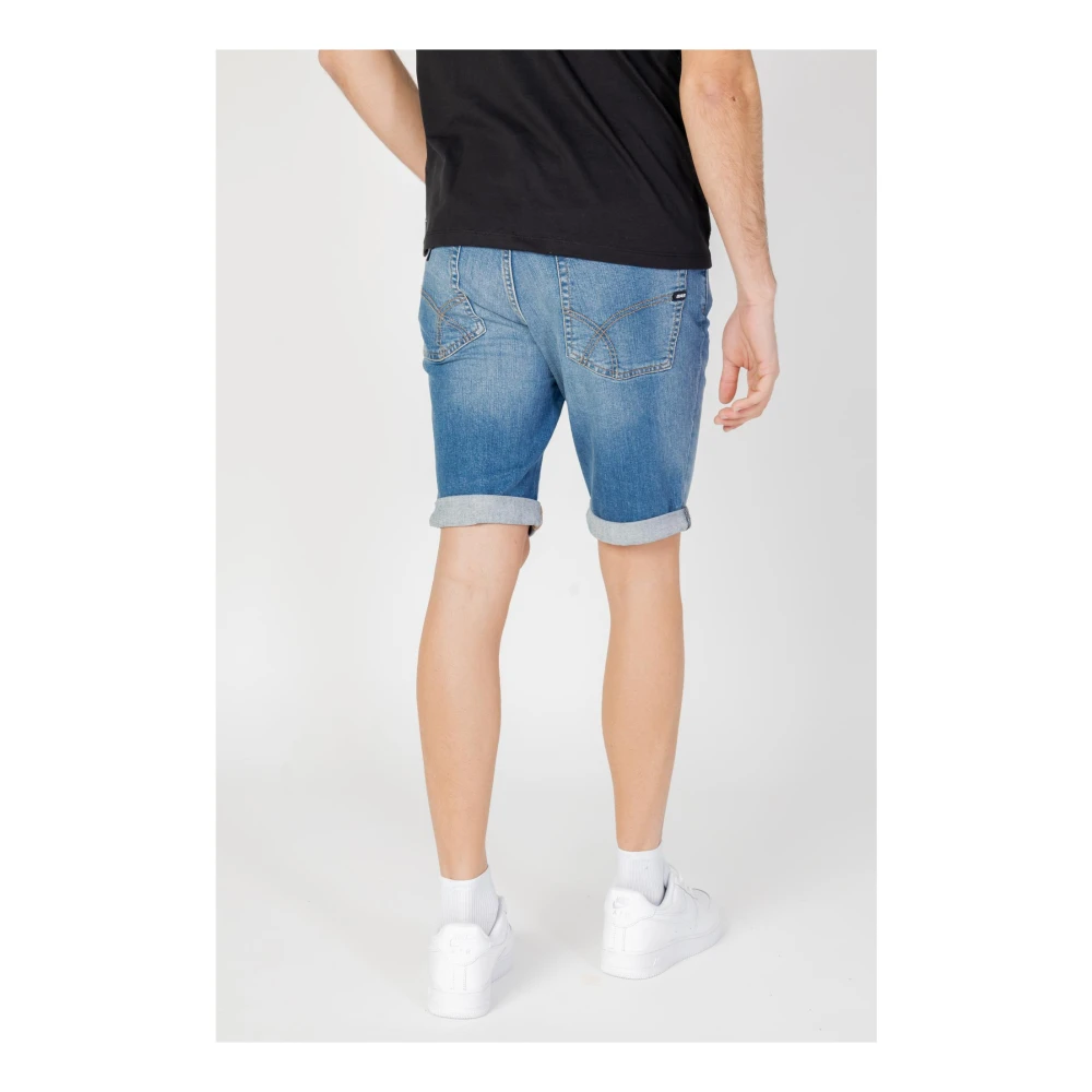 GAS Denim Shorts Blue Heren