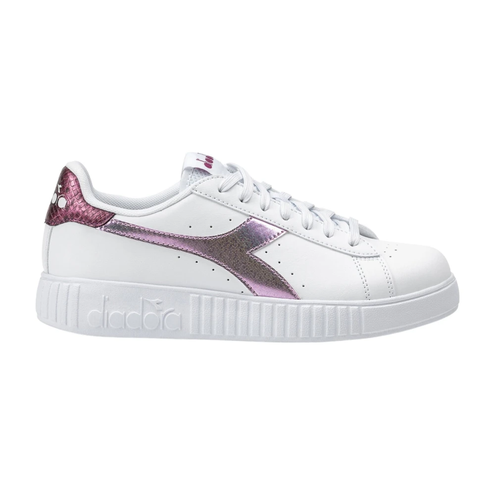 Diadora Reptile Style Sneakers Dames Schoenen Wit