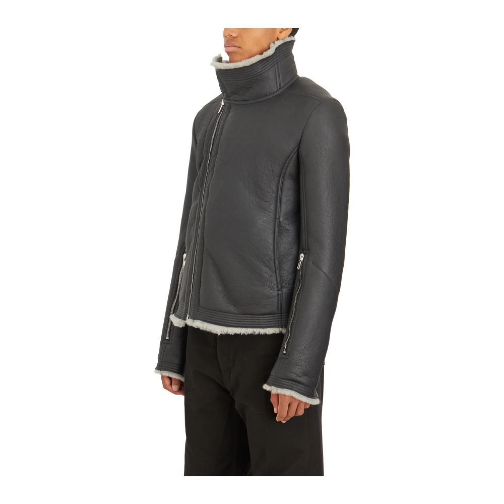 Rick Owens Zwart Parel Bauhaus Jas Gray Heren