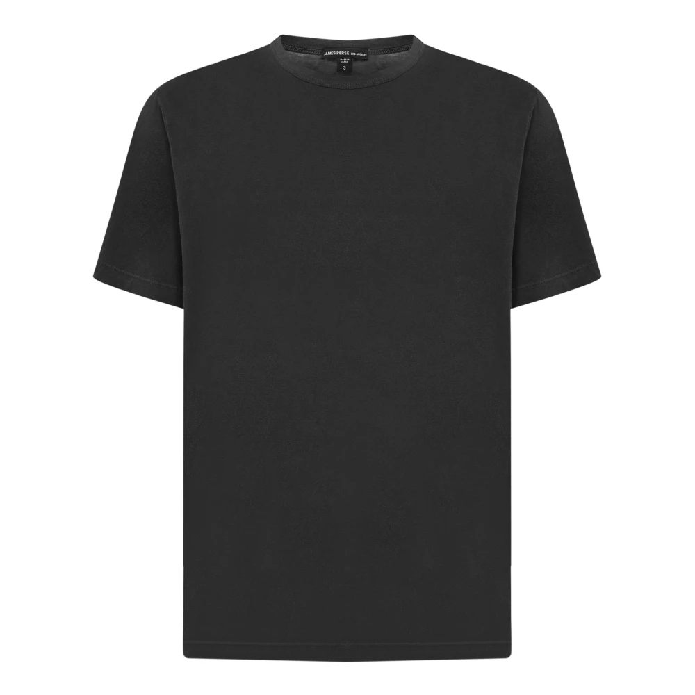 James Perse Grijze Crewneck T-shirt voor mannen Gray Heren