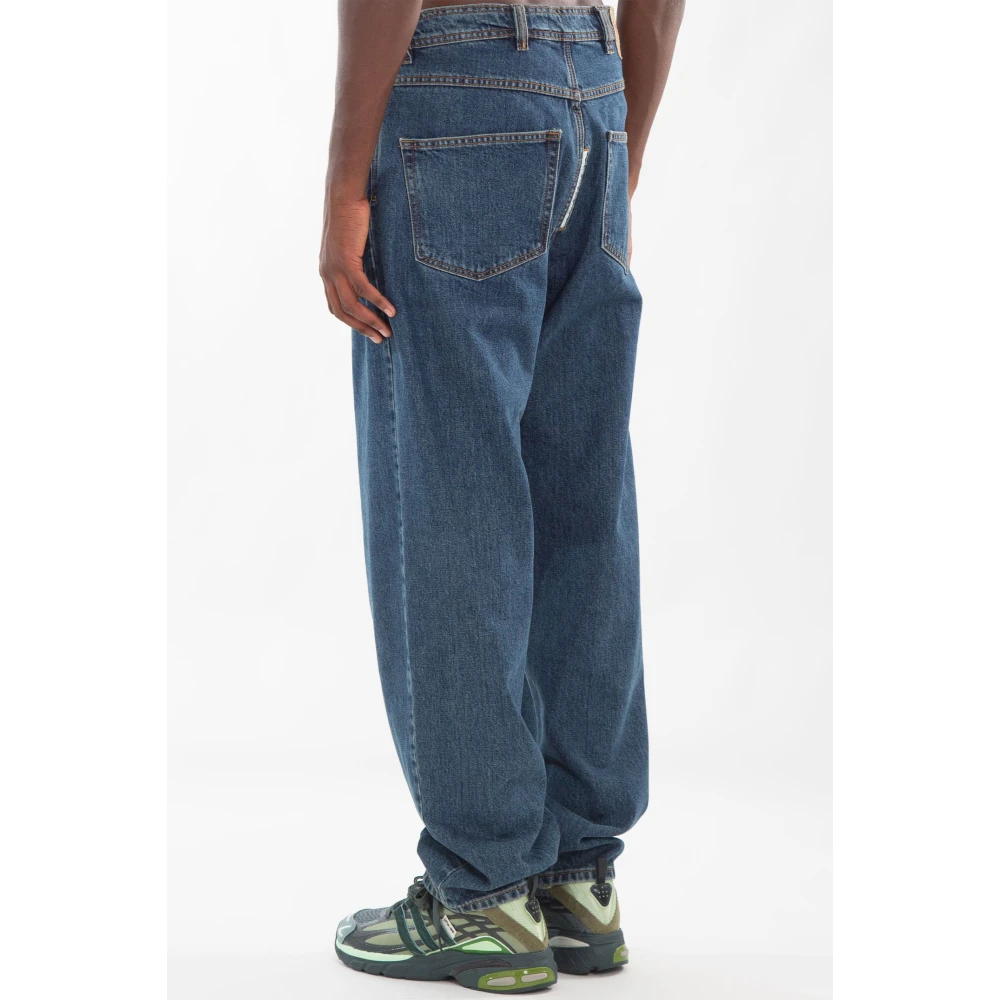 Magliano Back Patch Jeans Blue Heren