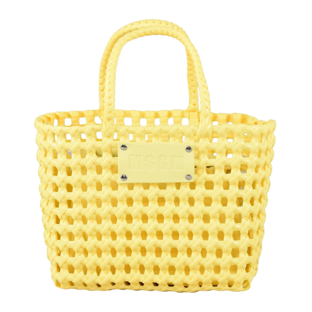 Msgm - Bags > Tote Bags - Yellow - Msgm - Modalova