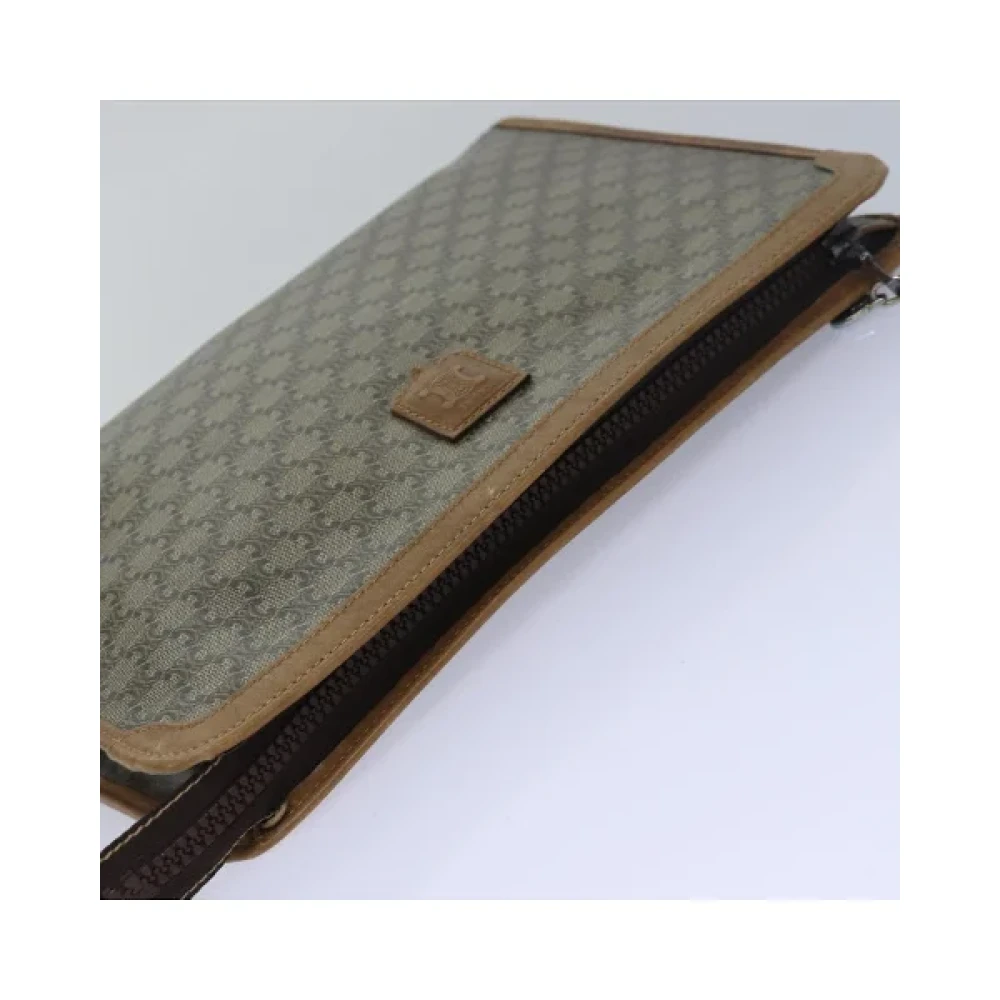 Celine Vintage Pre-owned Leather celine-bags Beige Dames