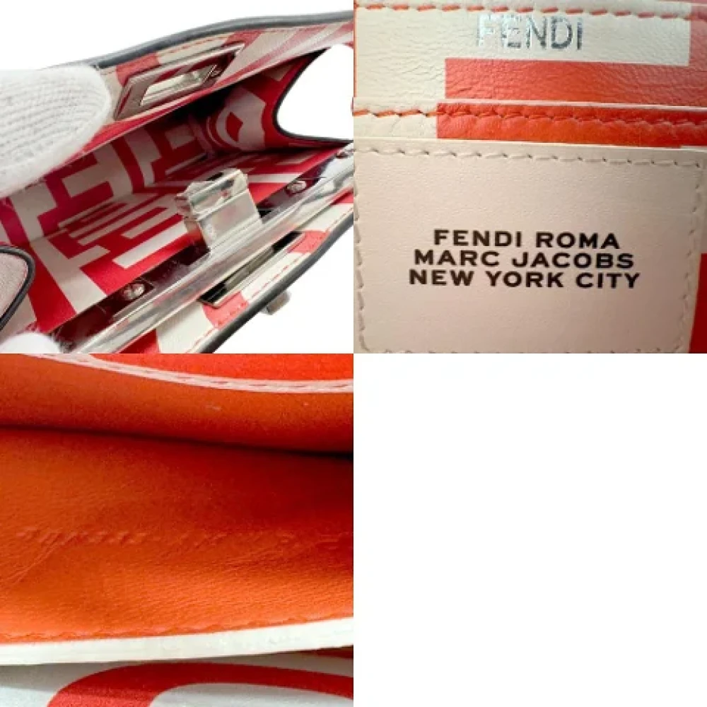 Fendi Vintage Pre-owned Leather fendi-bags Red Dames